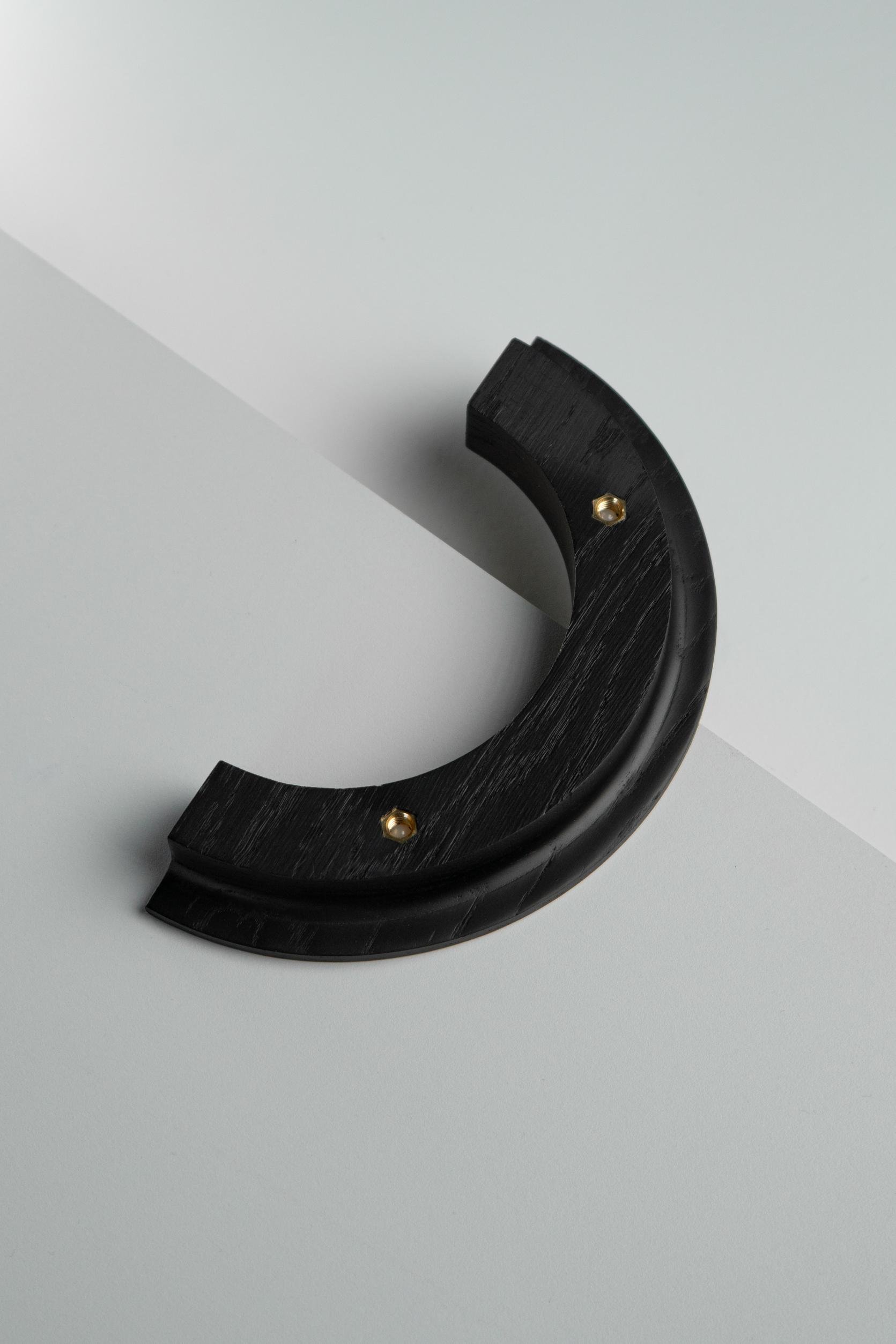 Меблева ручка Bagel із дерева Black 180 мм - фото 3 Меблева ручка Bagel із дерева Black 180 мм - фото 3