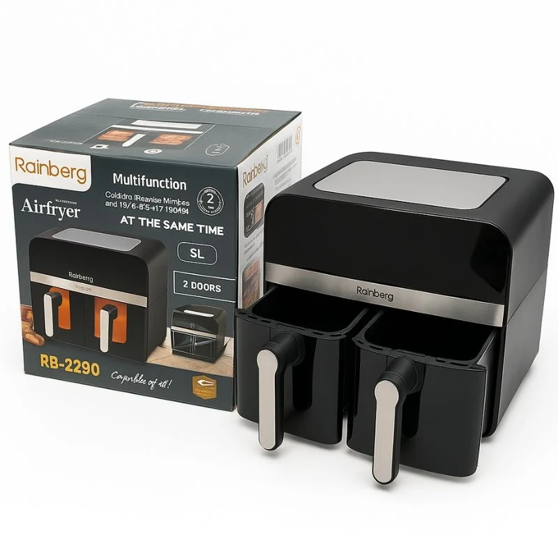Мультипечь-аэрогриль Rainberg 4200 Вт 13 л Черный (RB-2290) - фото 2 Мультипечь-аэрогриль Rainberg 4200 Вт 13 л Черный (RB-2290) - фото 2