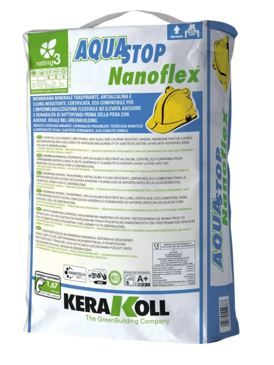 Гидроизоляция Kerakoll Aquastop Nanoflex 20 кг (01107)