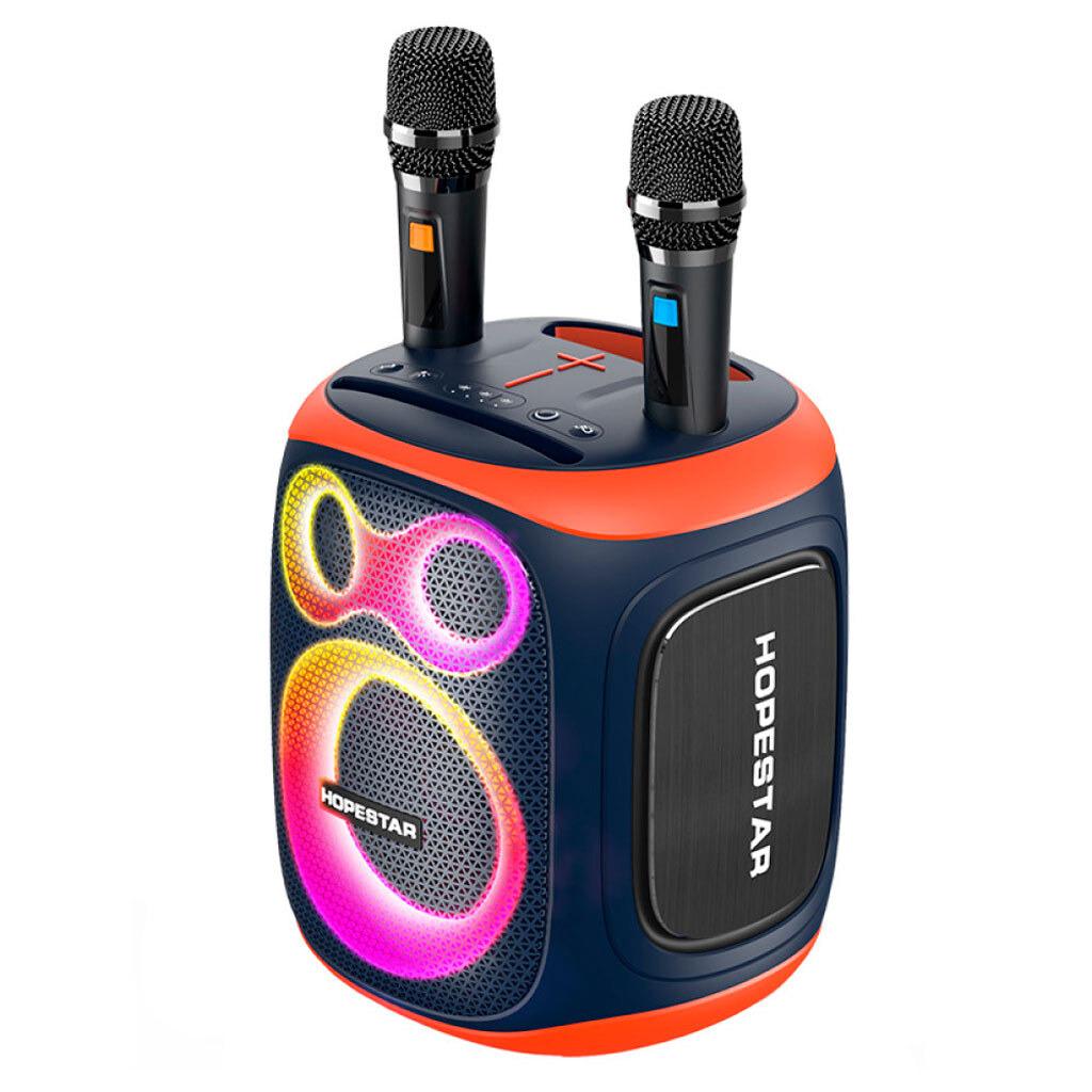 Колонка бездротова Bluetooth HOPESTAR PARTY 130 з двома мікрофонами