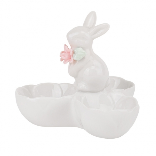 Подставка для 3 яиц Кролик 10 см Белый (5009-002) - фото 3 Подставка для 3 яиц Кролик 10 см Белый (5009-002) - фото 3