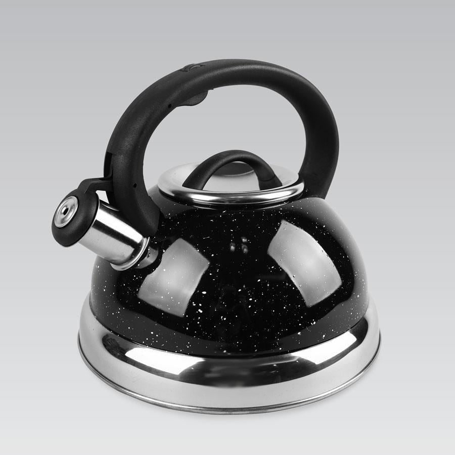 Чайник для плиты Maestro со свистком 3 л Черный (MR-1313C) Чайник для плиты Maestro со свистком 3 л Черный (MR-1313C)