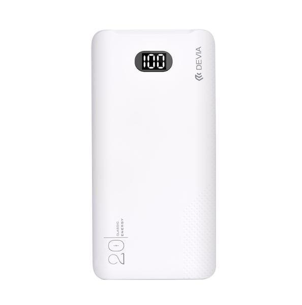 Внешний аккумулятор Devia Digital 20000 mAh Белый