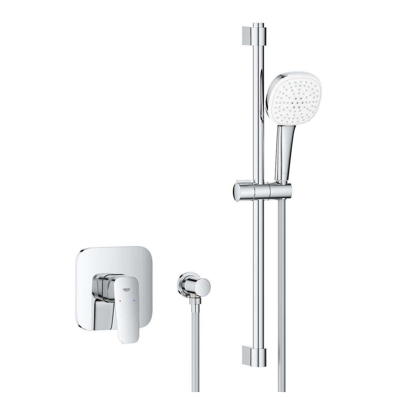 Душевая система скрытого типа Grohe Cubeo 1053350000 без верхнего душа Хром (236507)