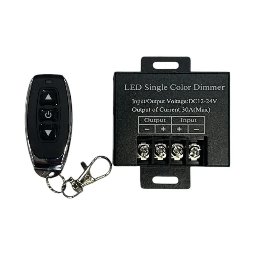 Димер Bioм OEм D-30A-RF-3 кнопки DC12-24V 30А 1 канал Черный (00000124009)