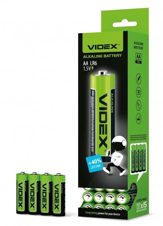 Батарейки щелочные Videx LR6/AA 60 шт. (1598899310) Батарейки щелочные Videx LR6/AA 60 шт. (1598899310)