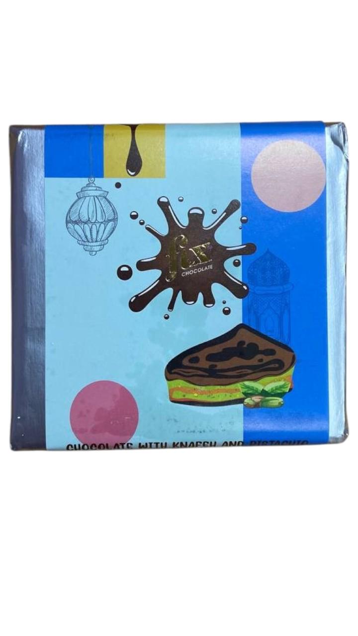 Шоколад дубайський Fix Chocolate з фісташкою і кадаїфі 80 г (26485741)