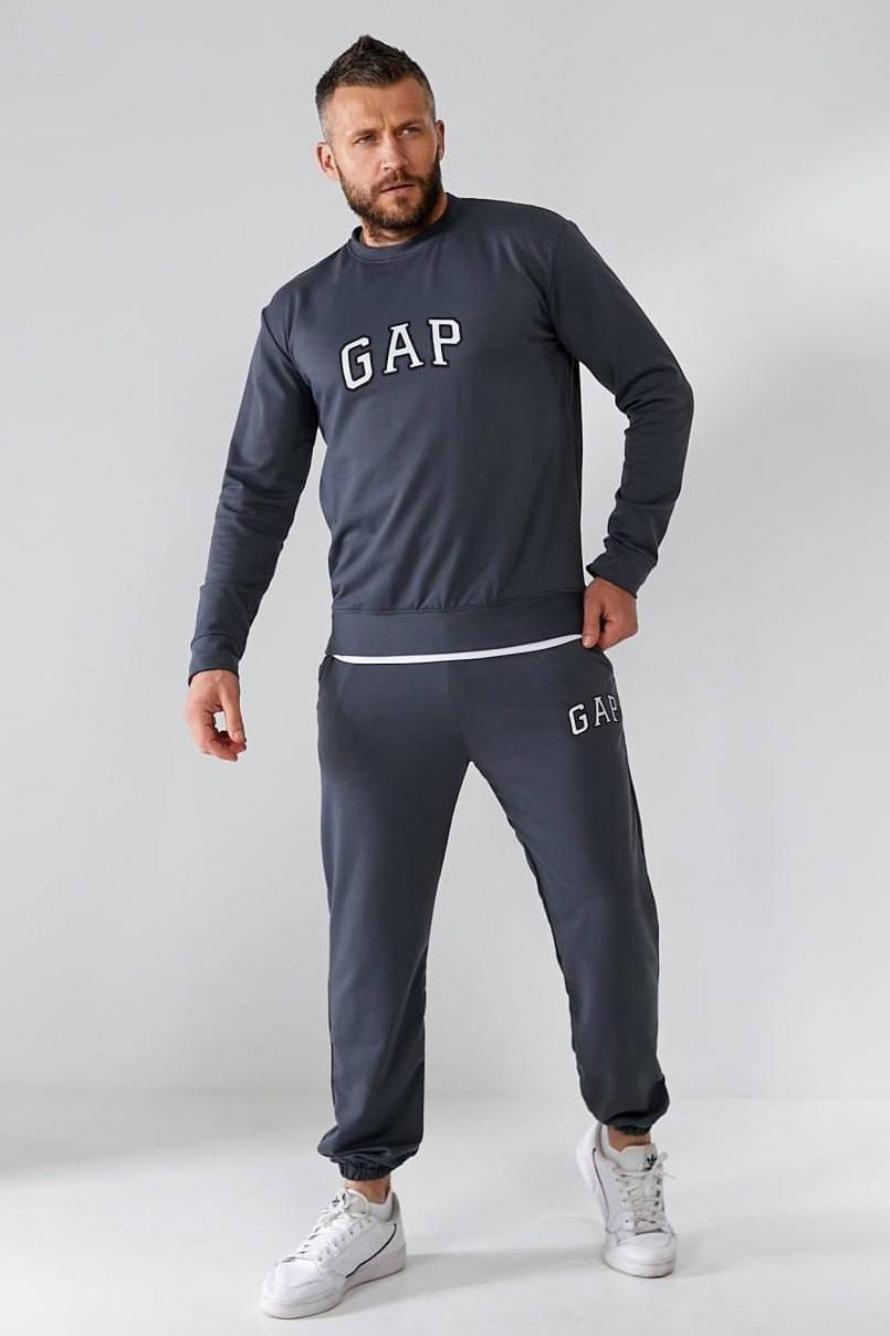 Спортивный костюм мужской XL-2XL Графитовый (192785)