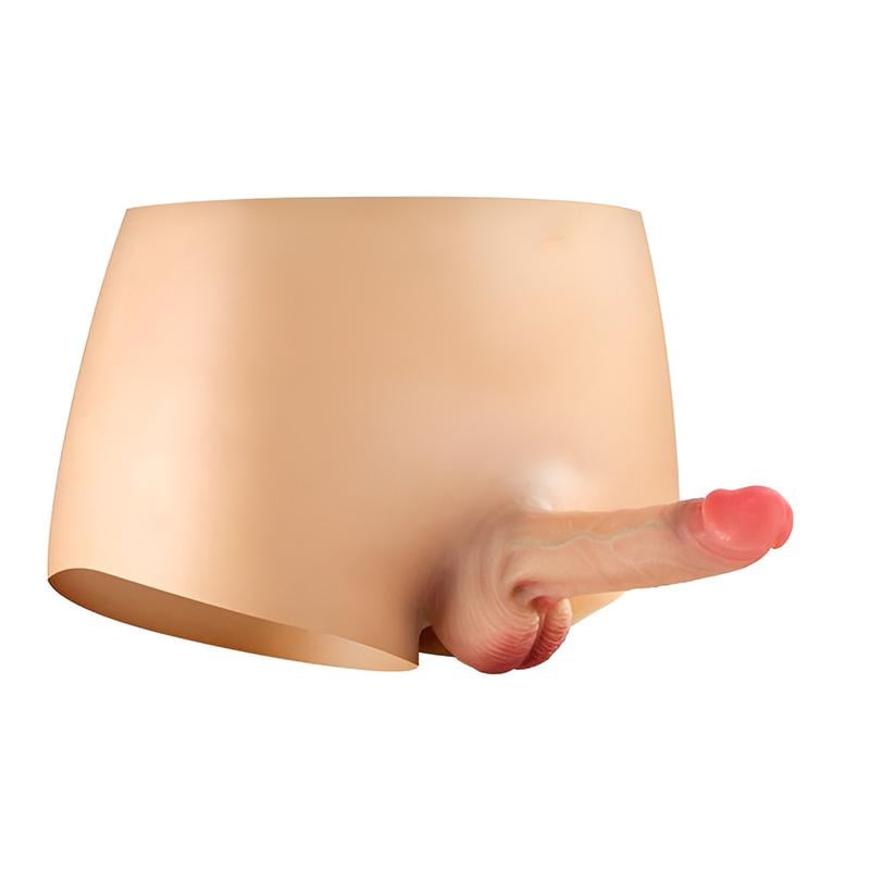 Страпон жіночий Real Body Real Manly Full And Realistic S/M 14 см Тілесний (49983)