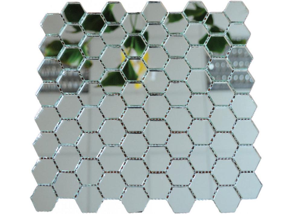 Мозаїка дзеркальна Vivacer ZO-6 на сітці (001474)