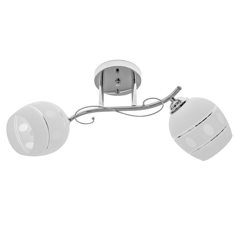 Люстра потолочная Brille в спальню E27 60W CH LK-589C/2 23-202