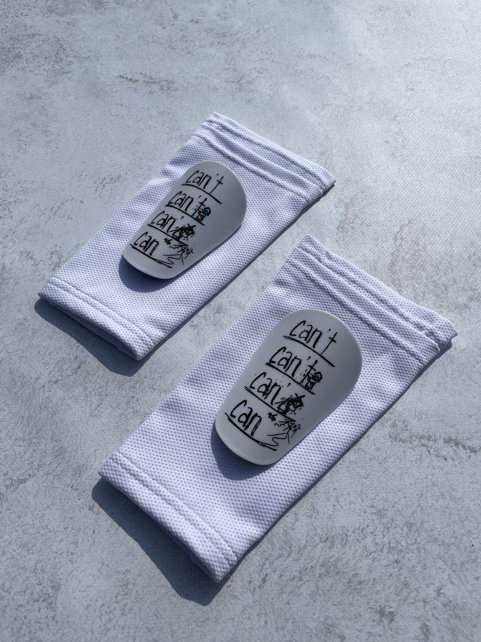 Комплект мини щитки футбольные Can't-Can и держатели сетки под щитки S Белый (2578289961)