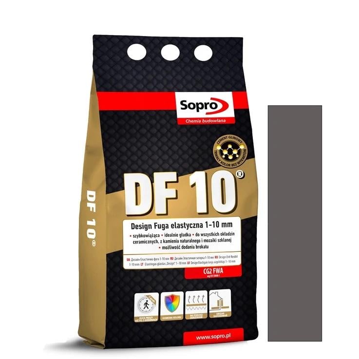 Фуга для швов Sopro DF 10 1080A №70 4 кг Темно-серый