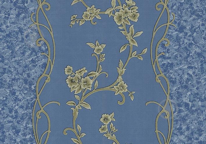 Обои Lanita виниловые на флизелиновой основе ДХV-1121-4 Эталон декор (синий) (1,06х10,05м.)
