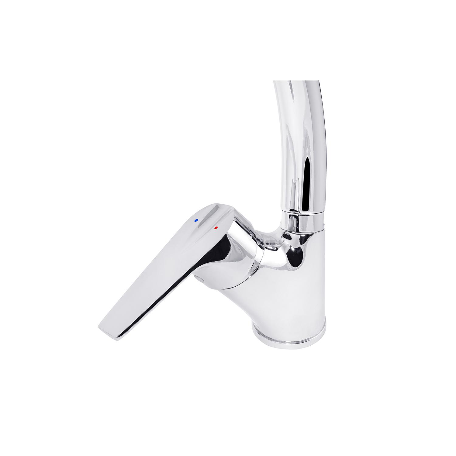 Смеситель для кухни KRONER Odra-C034 CV021180 однорычажный Хром (147638) - фото 6 Смеситель для кухни KRONER Odra-C034 CV021180 однорычажный Хром (147638) - фото 6