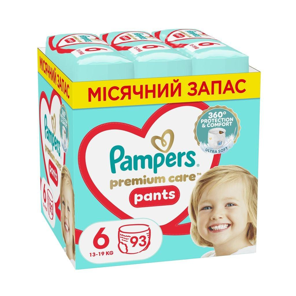 Підгузки-трусики дитячі Pampers Premium Care Pants Giant р. 6 13-19 кг 93 шт. (PD262551)