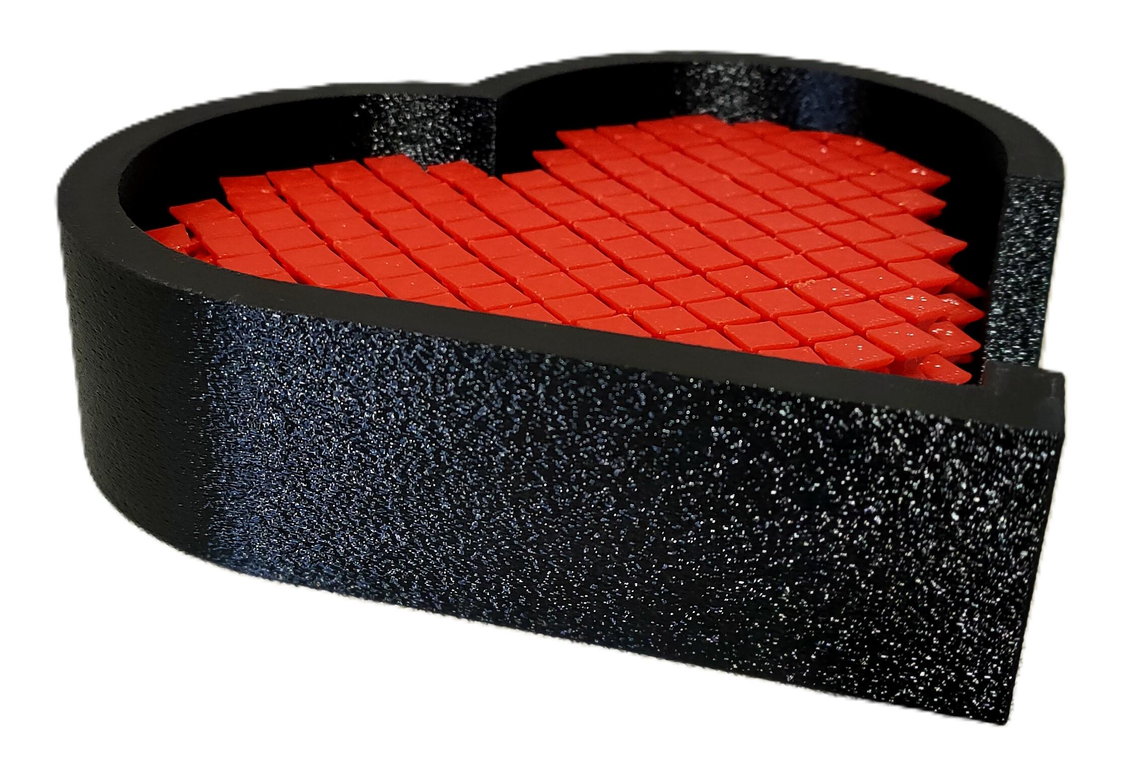 Набор из четырех подвижных подставок в коробке в форме сердца 150х145х35 мм (PSK-202G-CH) - фото 3 Набор из четырех подвижных подставок в коробке в форме сердца 150х145х35 мм (PSK-202G-CH) - фото 3