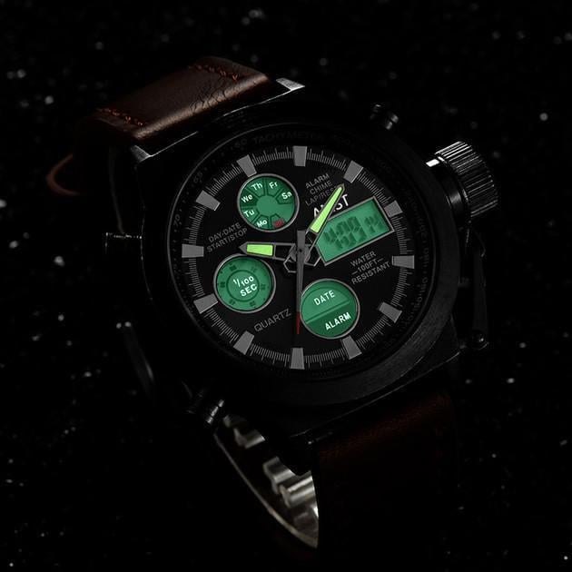 Часы мужские AMST AM3003 ударопрочные Черный (2104618451) - фото 4 Часы мужские AMST AM3003 ударопрочные Черный (2104618451) - фото 4