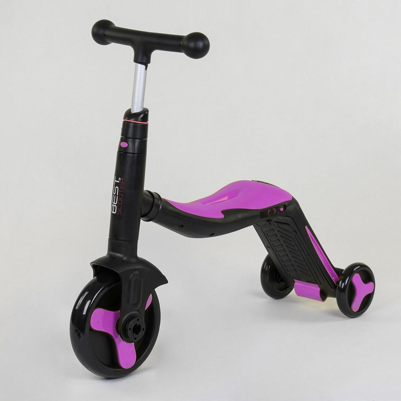 Самокат Best Scooter Jt 70708 3в1 Розовый (361671)
