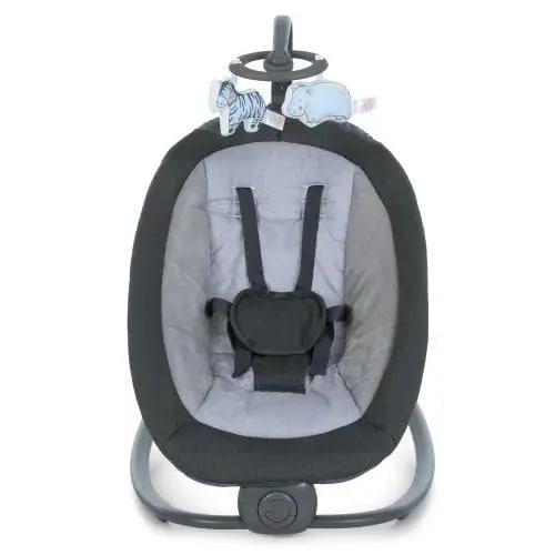 Дитячий заколисуючий центр-шезлонг Mastela Темно-сірий (6605) - фото 3 Дитячий заколисуючий центр-шезлонг Mastela Темно-сірий (6605) - фото 3