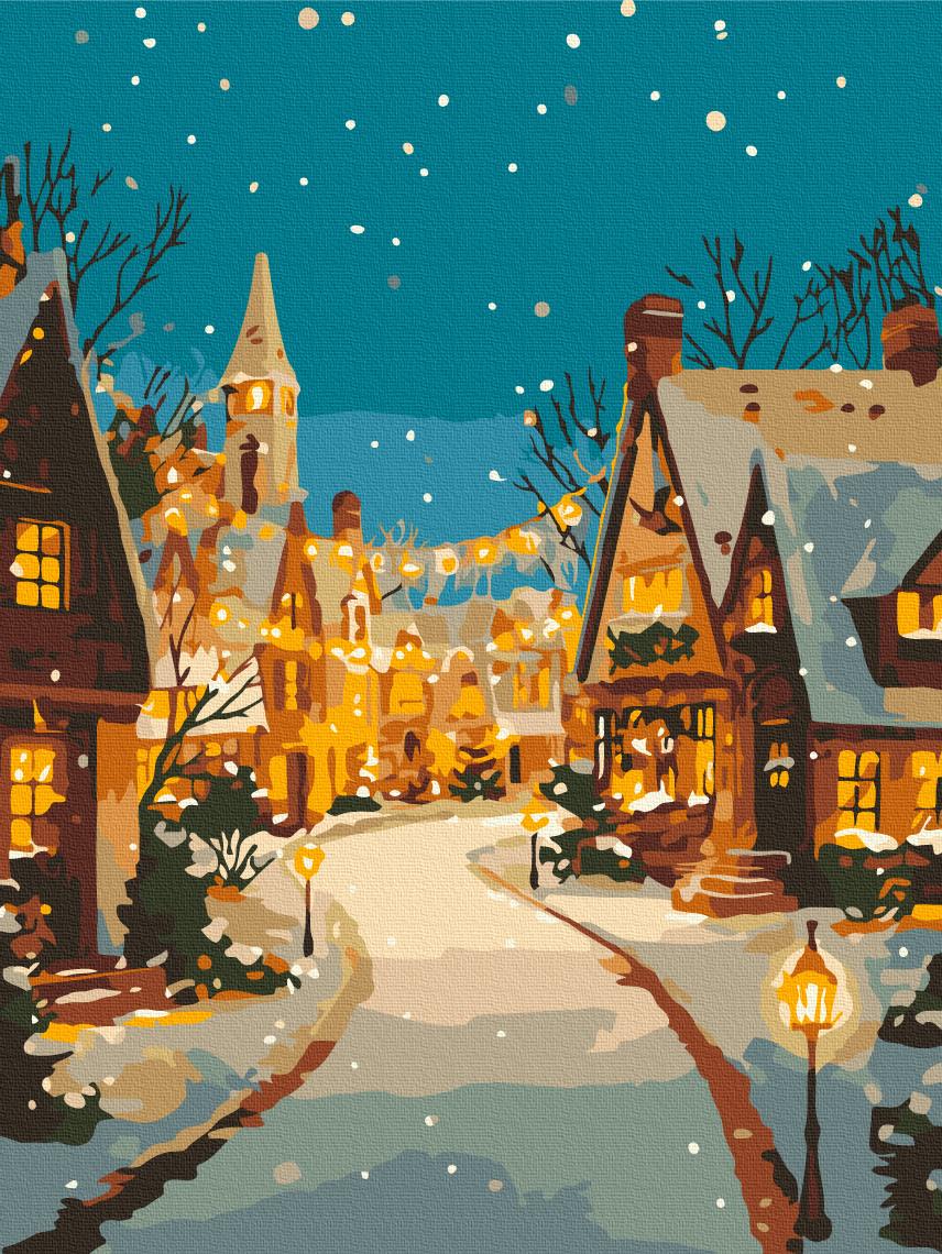 Картина за номерами Brushme Різдвяний передзвін 30x40 см (RBS54516)