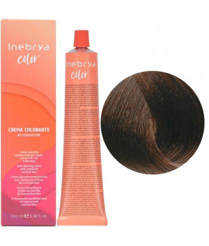 Крем-краска для волос INEBRYA Color с содержанием аммиака 100 мл 5/0 Светло-каштановый Крем-краска для волос INEBRYA Color с содержанием аммиака 100 мл 5/0 Светло-каштановый