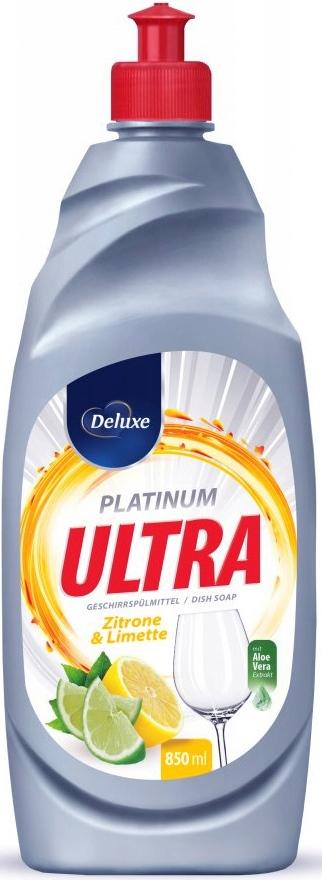 Бальзам для миття посуду Deluxe Ultra Platinum Лимон та Лайм 850 мл (17108)