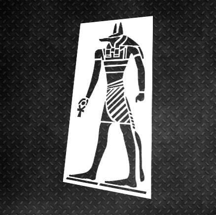 Трафарет многоразовый DFA Египетские иероглифы 6 для штукатурки и краски (X00057)