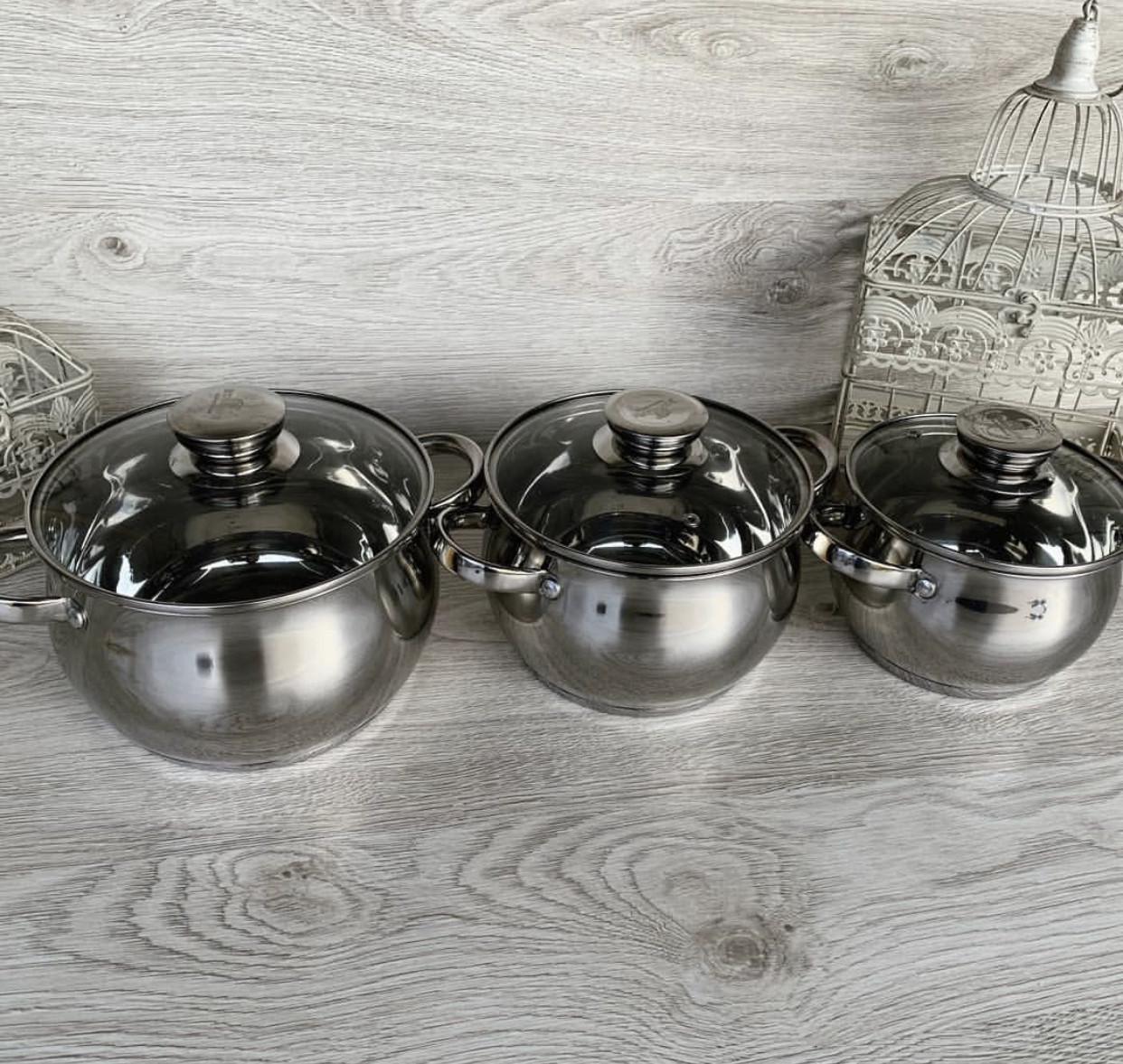 Набор кастрюль Edenberg EB-1118 6 пр. - фото 7