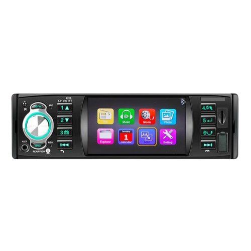 Автомагнитола 4319 BT 1DIN Bluetooth 4,1" Черный (4319_912) - фото 4