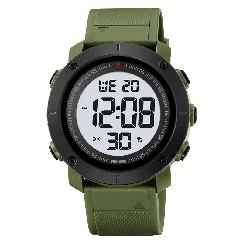 Наручний годинник Skmei 2122AGWT Army Green/White