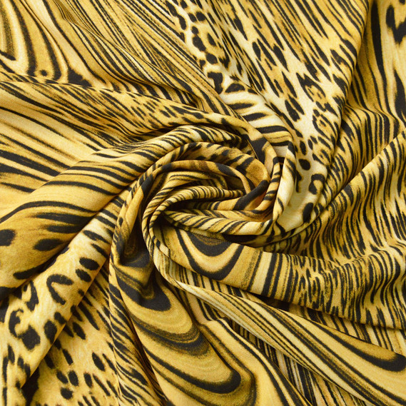 Ткань плательная IDEIA Супер Софт гепард 1,4 м Песочный/Анималистичный (2200004105826)