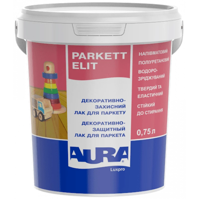 Лак полиуретановый Aura Luxpro Parkett Elit Matt паркетный 0,75 л (2571504775)