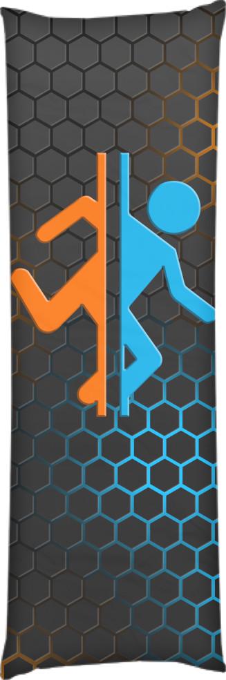 Подушка дакимакура Portal 2 14 60x180 см (14099877)