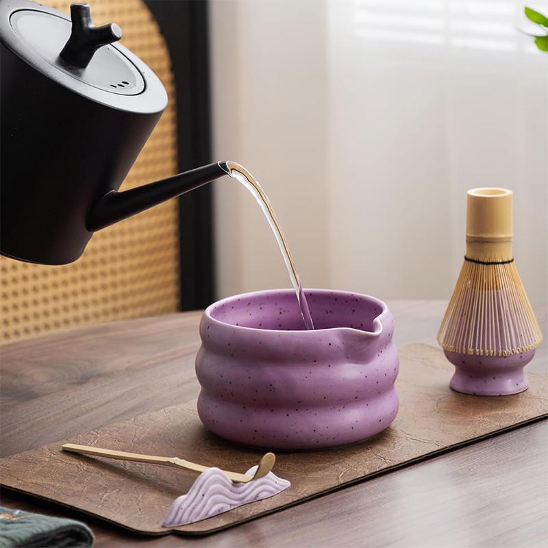 Набор для чая-матча Lesko SD5458 Matcha 7 пр. Purple (25714123) - фото 6