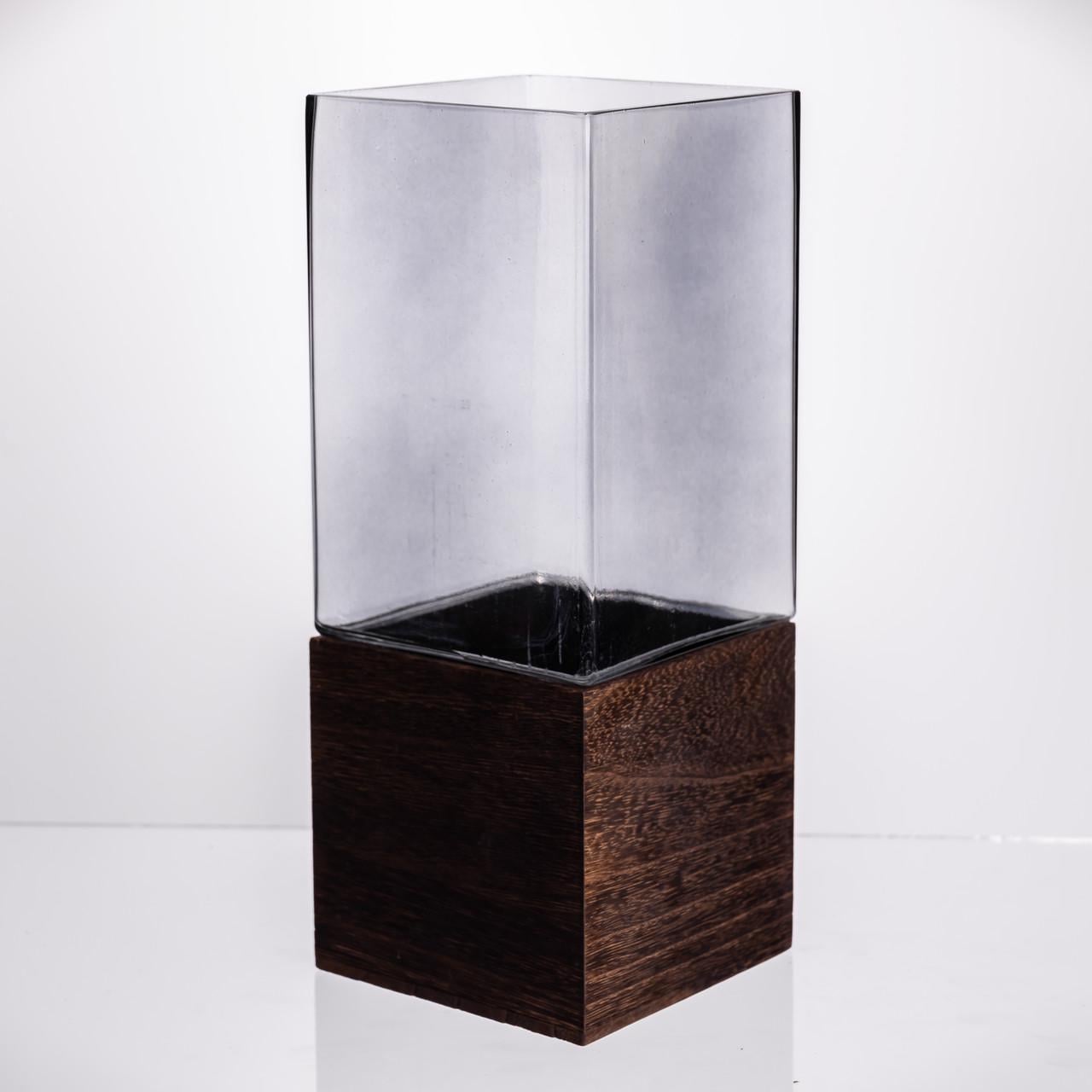 Ваза для квітів кругла скляна (HP-19-160-5)