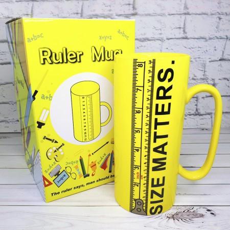 Чашка большая гигант Size Matters 20,5х13,5х9 см 1000 мл (1-1158221820) - фото 3 Чашка большая гигант Size Matters 20,5х13,5х9 см 1000 мл (1-1158221820) - фото 3