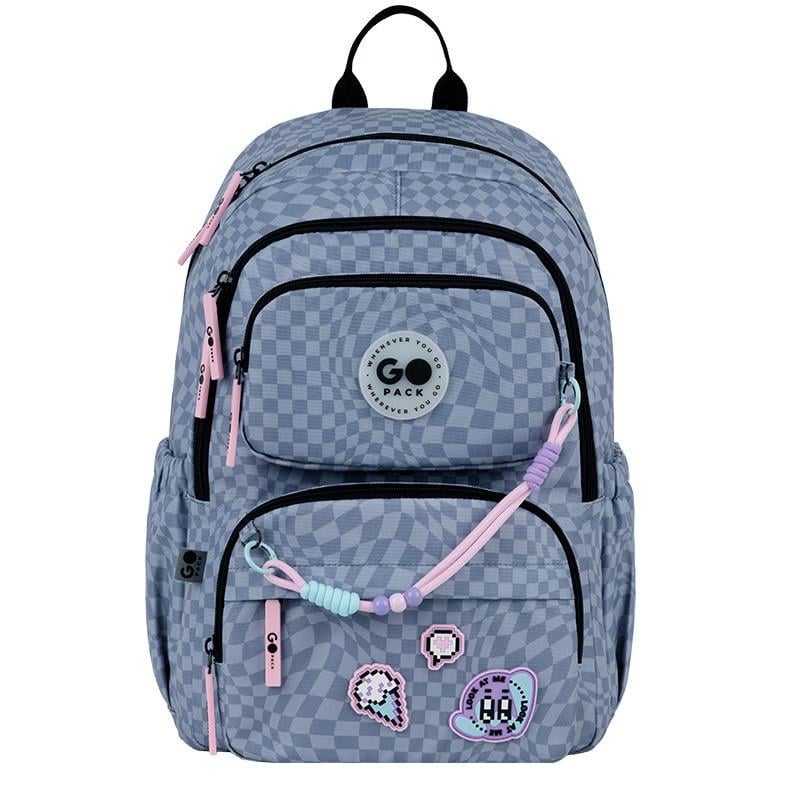 Рюкзак шкільний GoPack Education Pixel Mood спинка 42 см (GO26-120M-2)