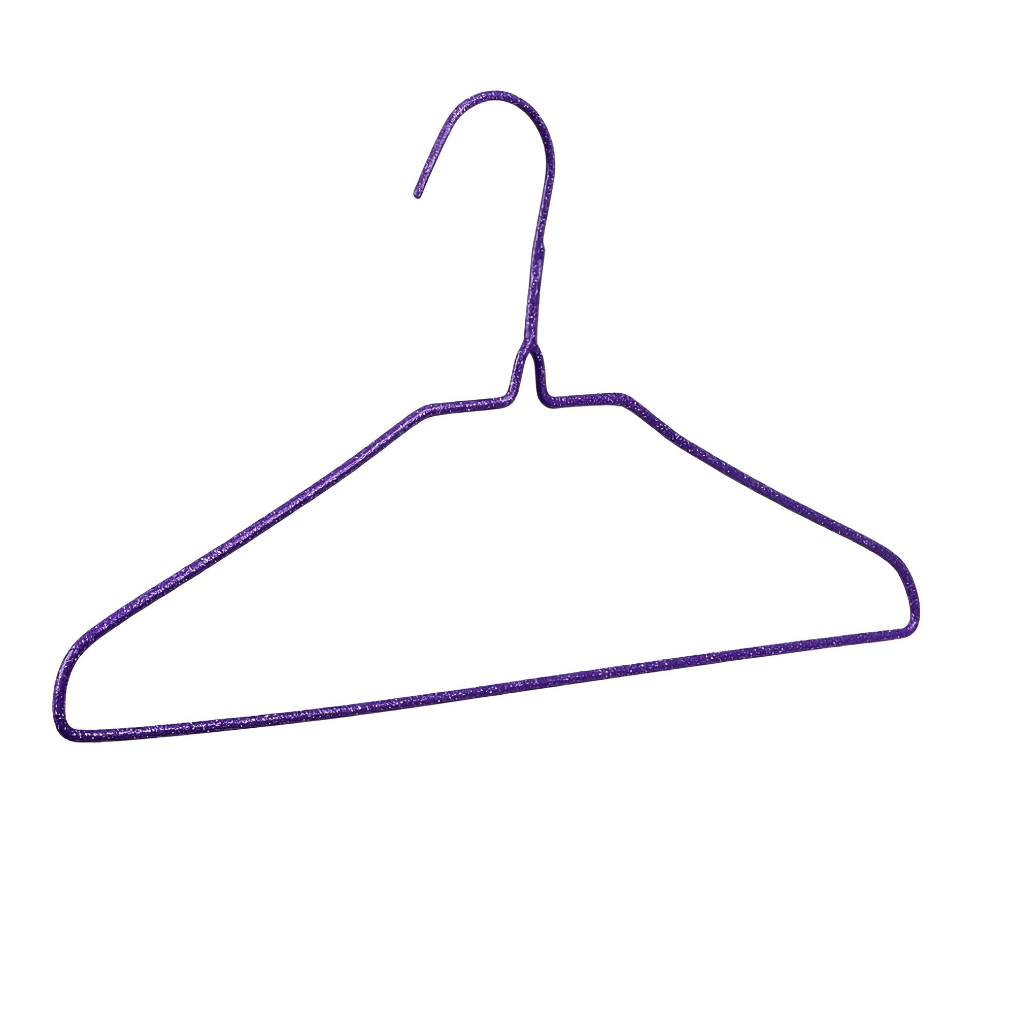 Вішалка металева Stenson Base 26 см 10 шт. Фіолетовий (WW02867) Вішалка металева Stenson Base 26 см 10 шт. Фіолетовий (WW02867)