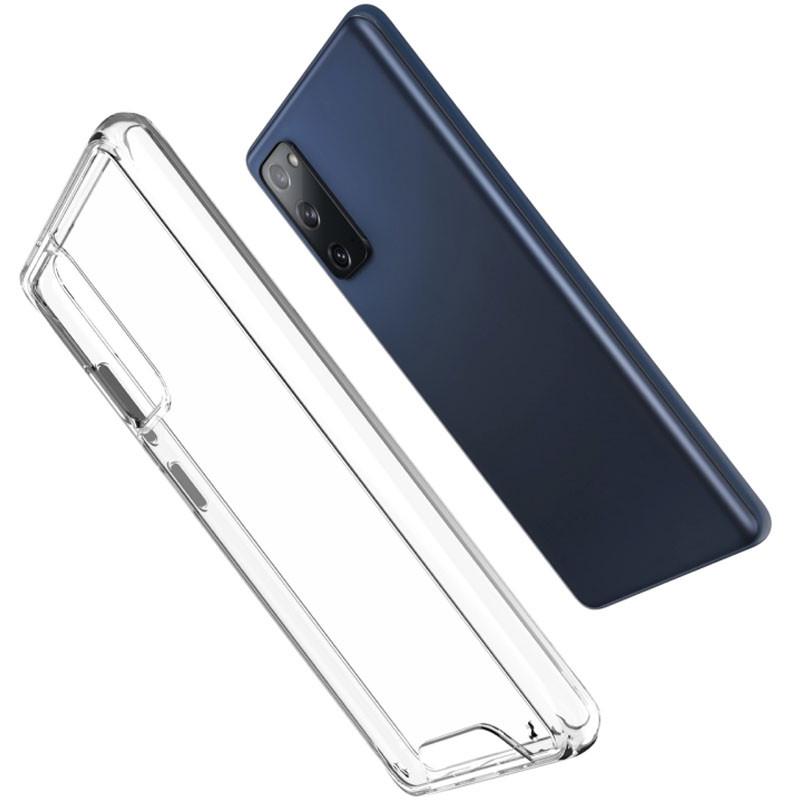 Противоударный чехол TPU Space Case transparent для Samsung Galaxy S20 FE Прозрачный - фото 2