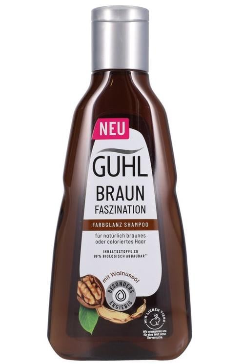 Шампунь для натуральных или окрашенных коричневых волос Guhl Braun Faszination 250 мл (4072600282304)