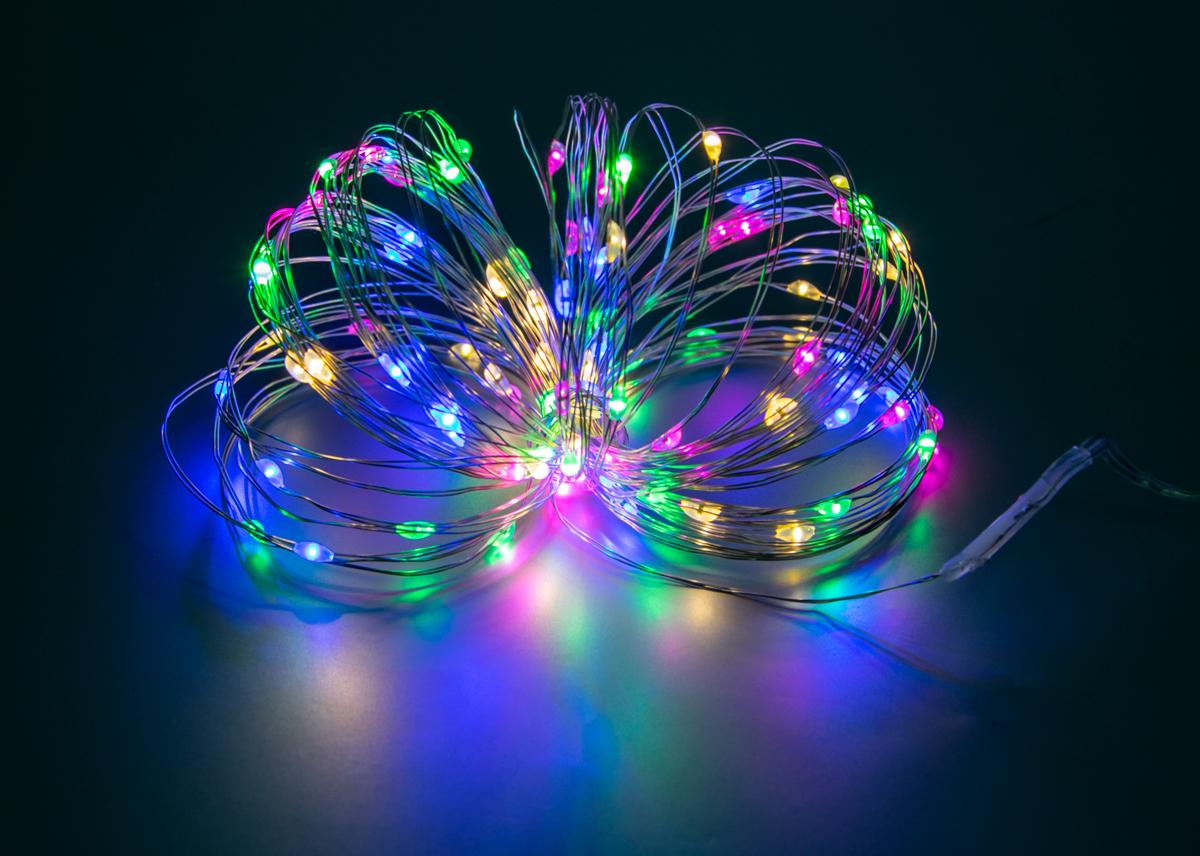 Гірлянда Multi Xmas 100 Led крапля роси 11,3 м (1008863-Other) - фото 2