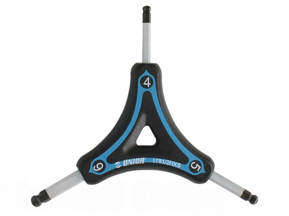 Ключ Unior Tools трехсторонний шестигранный закругленный 4х5х6 (6936116100892)