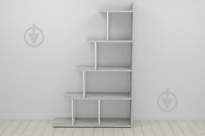 Этажерка Ferrum-decor Стелла 1600x1020x300 Белый металл ДСП Урбан Лайт (STEL021)