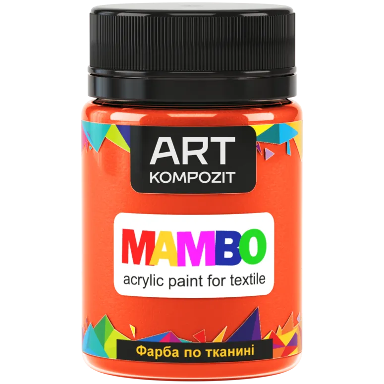 Краска по ткани ART Kompozit MAMBO 50 мл 83 Флуоресцентный оранжевый (746879)
