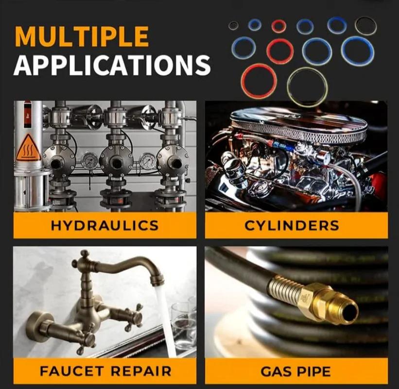 Комплект ущільнювальних прокладок для зливу масла 100 шт. 6 розмірів (213309) - фото 5 Комплект ущільнювальних прокладок для зливу масла 100 шт. 6 розмірів (213309) - фото 5