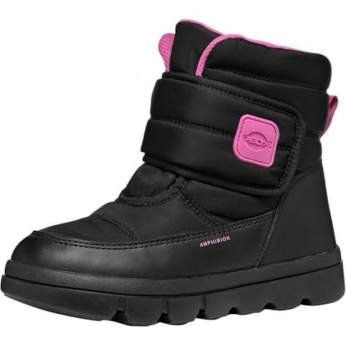 Ботинки зимние Geox Willaboom Amphibiox на липучке р. 36 Черный (30111396)