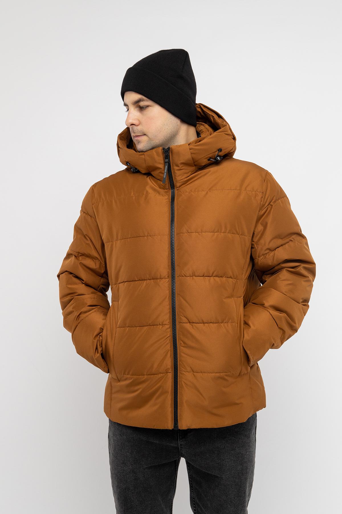 Куртка чоловіча ЦБ-00220553 р. 48 Коричневий (28421935)