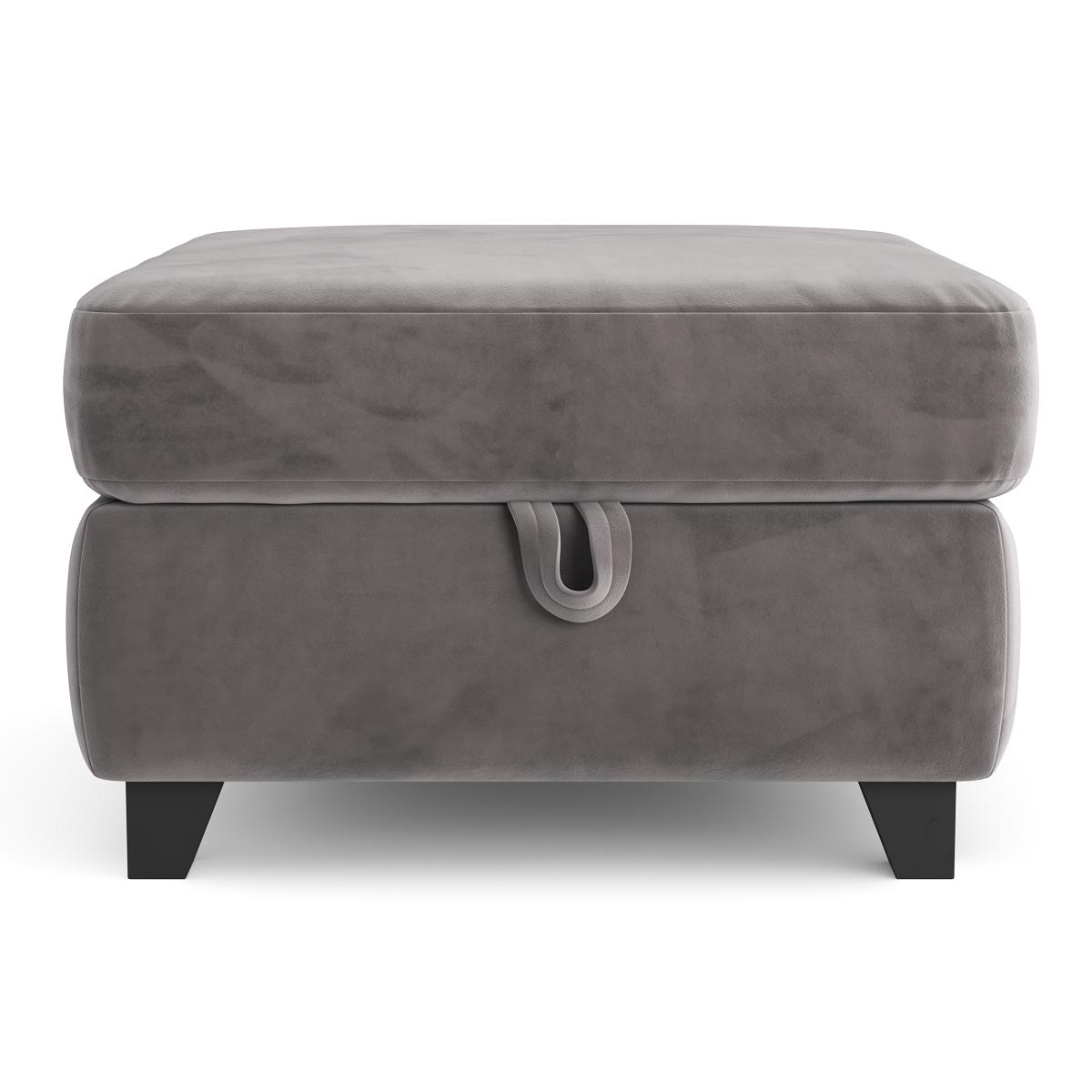 Пуф Vento 65x43x43 см Сірий (Арт.102) - фото 2 Пуф Vento 65x43x43 см Сірий (Арт.102) - фото 2