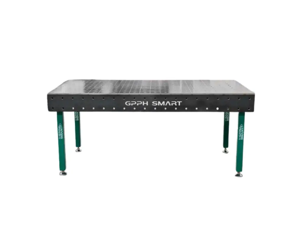Сварочный стол GPPH SMART 12 мм/на ножках/2400x1200 мм/fi 28 мм/сетка 100x100 мм (36079408)